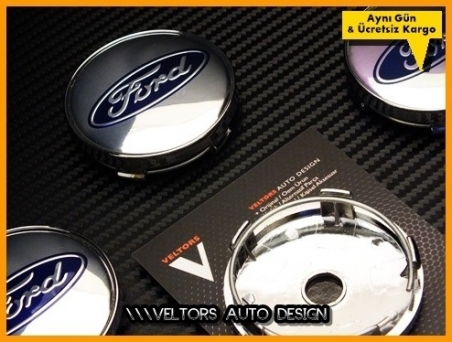 Ford Logo Amblem Jant Göbeği Göbek Kapak Seti