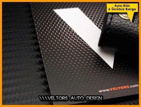 Mercedes Carlsson Logo Amblem Gerçek Deri Anahtarlık