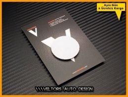 Alfa Romeo Yeni Nesil Siyah Direksiyon Logo Amblem