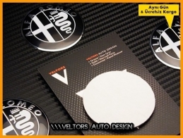 Alfa Romeo Jant Göbeği Logo Amblem Seti Alfa Romeo Jant Göbeği Logo Amblem Seti