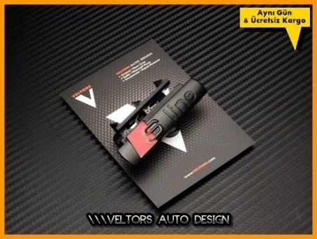 Audi S Line Black Matte Ön Izgara Logo Amblem