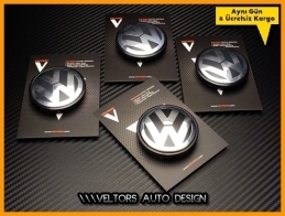 VW Logo Amblem Orjinal Jant Göbeği Jant Göbek Kapak Seti