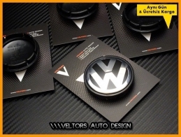 VW Logo Amblem Orjinal Jant Göbeği Jant Göbek Kapak Seti