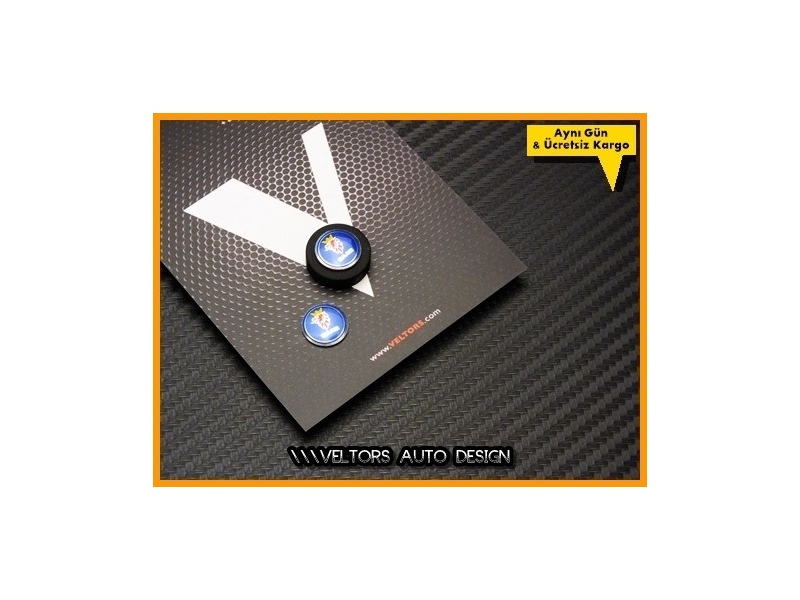 Saab Anahtarlık Kumanda Logo Amblem Seti