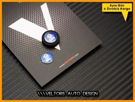 Saab Anahtarlık Kumanda Logo Amblem Seti