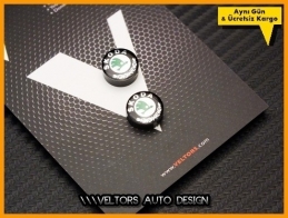 Skoda Anahtarlık Kumanda Logo Amblem Seti