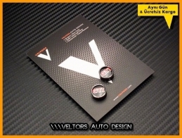 VW Gti Kumanda Anahtar Logo Amblem Seti
