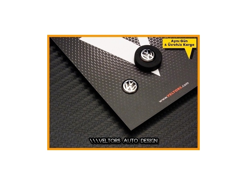 VW Yeni Nesil Anahtarlık Kumanda Anahtar Logo Amblem Seti