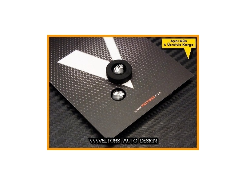 VW Yeni Nesil R Line Anahtarlık Kumanda Anahtar Logo Amblem Seti