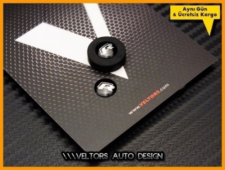 VW Yeni Nesil R Line Anahtarlık Kumanda Anahtar Logo Amblem Seti