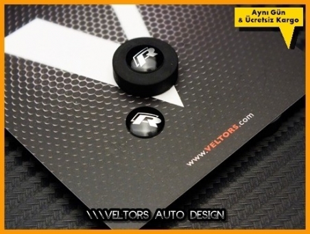 VW Yeni Nesil R Line Anahtarlık Kumanda Anahtar Logo Amblem Seti