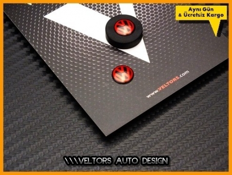 VW Yeni Nesil Anahtarlık Kumanda Anahtar Logo Amblem Seti