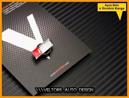 Audi RS Direksiyon Logo Amblem