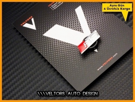 Audi RS Direksiyon Logo Amblem
