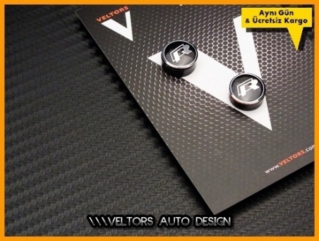 VW R Line R Anahtar Kumanda Logo Amblem Seti