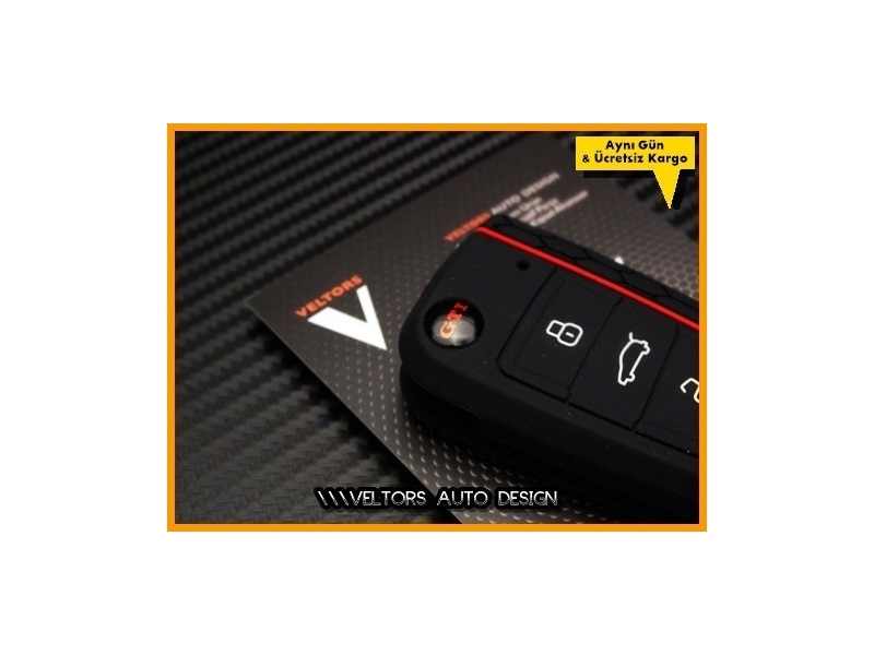 VW GTI / Gti Logo Amblem Anahtar Kumanda Kabı Koruma Kılıf