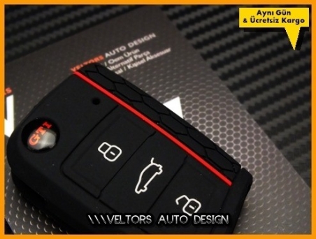 VW GTI / Gti Logo Amblem Anahtar Kumanda Kabı Koruma Kılıf