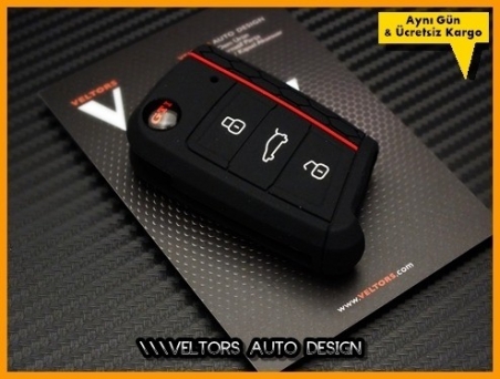 VW GTI / Gti Logo Amblem Anahtar Kumanda Kabı Koruma Kılıf