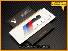 BMW Serisi Orjinal M Bagaj Yazı Logo Amblem