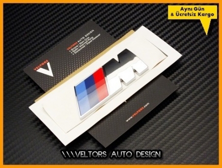 BMW Serisi Orjinal M Bagaj Yazı Logo Amblem