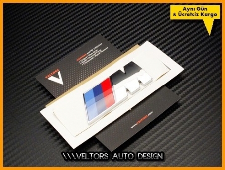 BMW Serisi Orjinal M Bagaj Yazı Logo Amblem