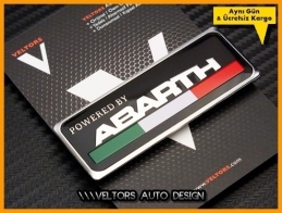 Fiat ABARTH Plaket Logo Amblem