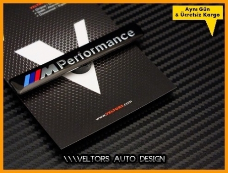 BMW M Performance Torpido Kokpit Plaket Logo Amblem