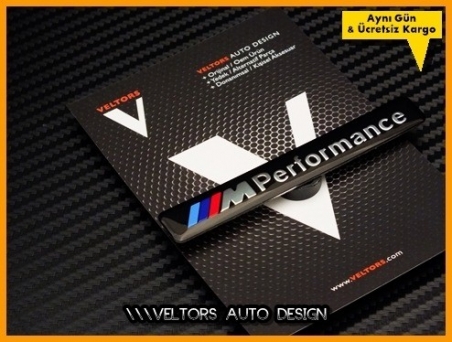 BMW M Performance Torpido Kokpit Plaket Logo Amblem