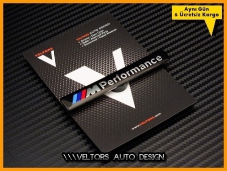BMW M Performance Torpido Kokpit Plaket Logo Amblem