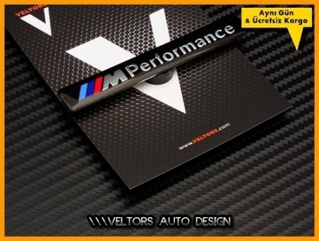 BMW M Performance Torpido Kokpit Plaket Logo Amblem