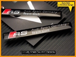 Audi RS Motorsports Logo Amblem Seti