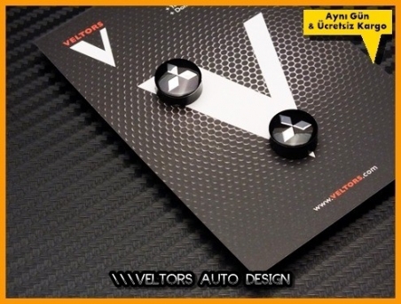 Mitsubishi Anahtarlık Kumanda Logo Amblem Seti