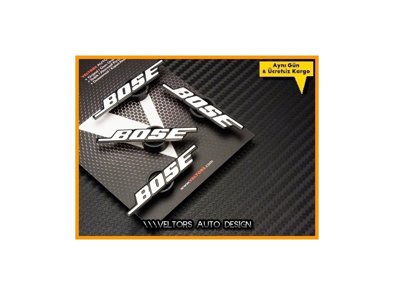Jeep BOSE Hoparlör Stereo Logo Amblem Seti
