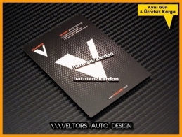 Audi Harman Kardon Stereo Hoparlör Logo Amblem Seti