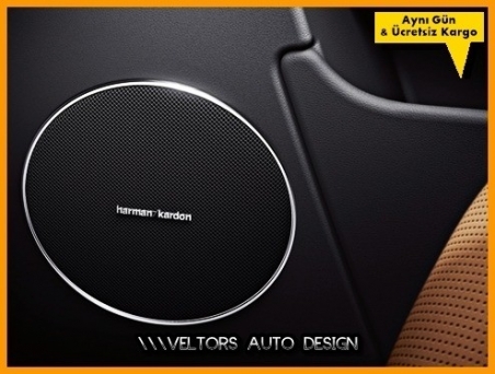 Porsche Harman Kardon Stereo Hoparlör Logo Amblem Seti