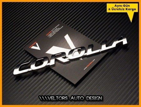 Toyota Corolla Bagaj Yazı Logo Amblem