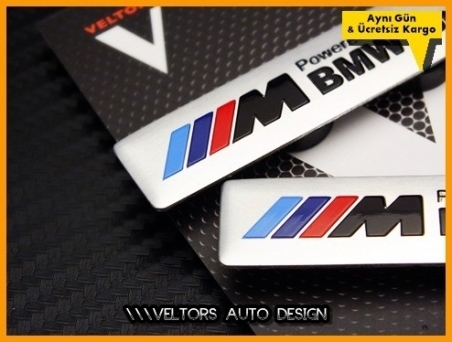 BMW M Motorsport Logo Amblem Seti