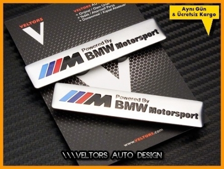 BMW M Motorsport Logo Amblem Seti