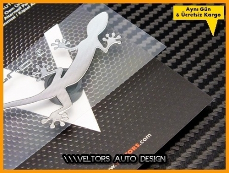 Audi Quattro Gecko Metal Body Logo Amblem
