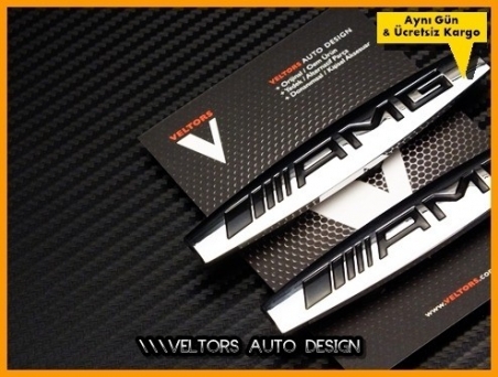 Mercedes AMG Edition AMG Yan Logo Amblem Seti