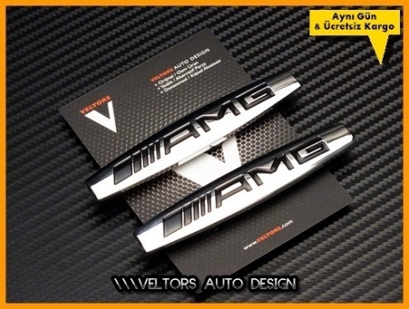 Mercedes AMG Edition AMG Yan Logo Amblem Seti