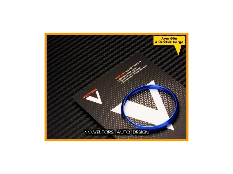 Mini Mavi / Blue Anahtarlık Halka Çerçeve