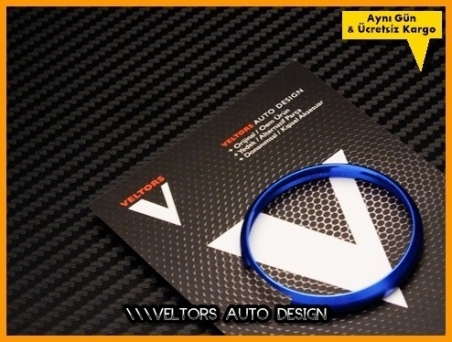 Mini Mavi / Blue Anahtarlık Halka Çerçeve