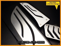 BMW Yeni Nesil M Logo Amblem F20 F21 Geçmeli Otomatik Pedal Seti