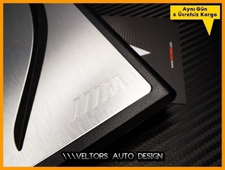 BMW Yeni Nesil M Logo Amblem F20 F21 Geçmeli Otomatik Pedal Seti