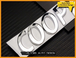 Mini Cooper Bagaj Yazı Logo Amblem