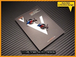 BMW M Koltuk Döşeme Logo Amblem Seti