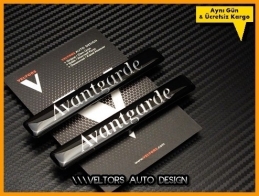 Mercedes Avantgarde Yan Logo Amblem Seti