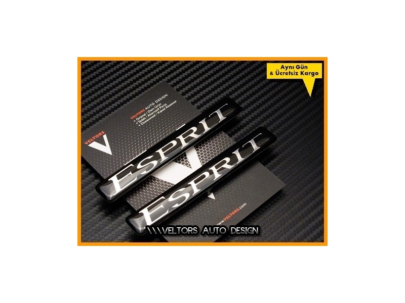Mercedes Esprit Yan Logo Amblem Seti