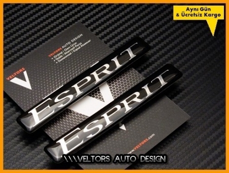 Mercedes Esprit Yan Logo Amblem Seti